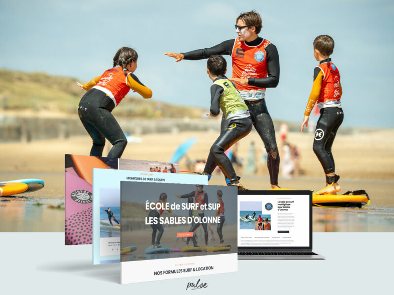 agence refonte site web entreprise surf en vendee
