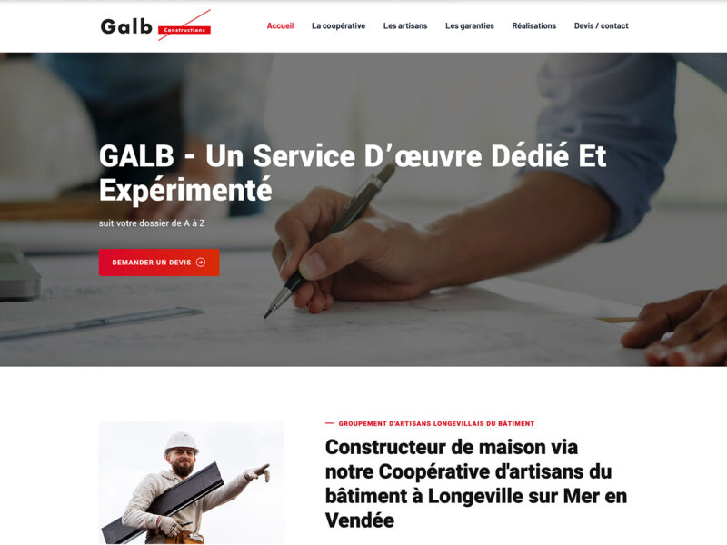 creation de site internet entreprise de construction