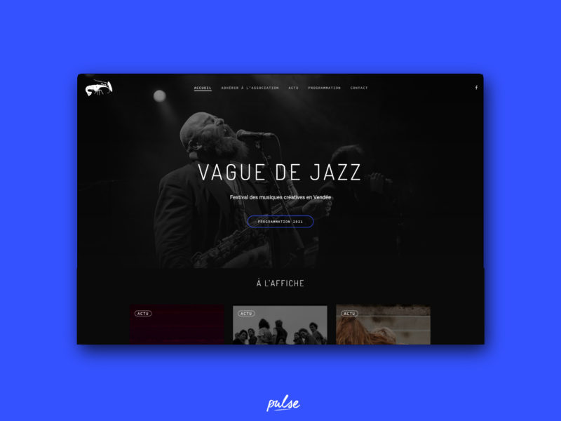 Creation De Site Internet Festival Jazz Vendee