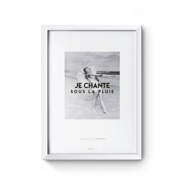 Poster Je chante sous la pluie
