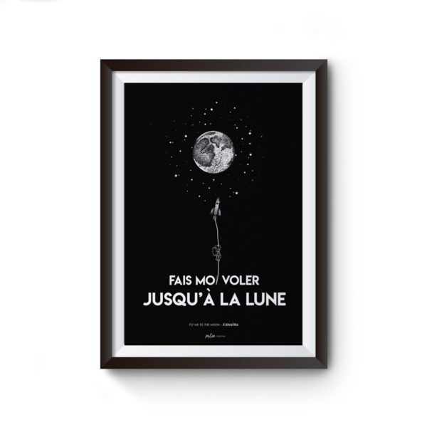Poster Fais moi voler jusqu'à la lune
