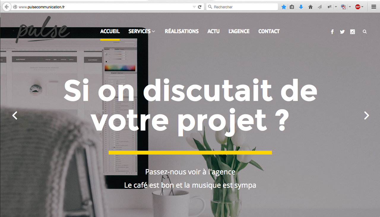 nouveau site web pulse vendée