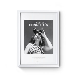Poster Restez connectés