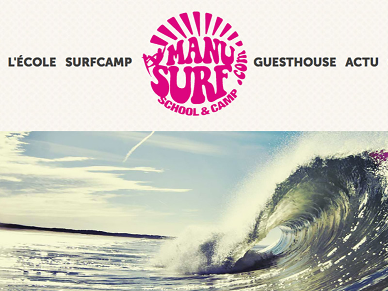 site internet ecole de surf